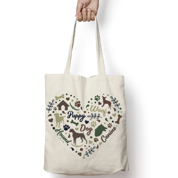 Dog heart Camo-Greens Thumbnail