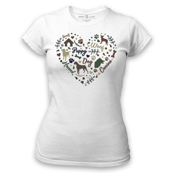 Dog heart Camo-Greens Thumbnail