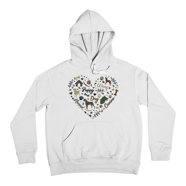 Dog heart Camo-Greens Thumbnail