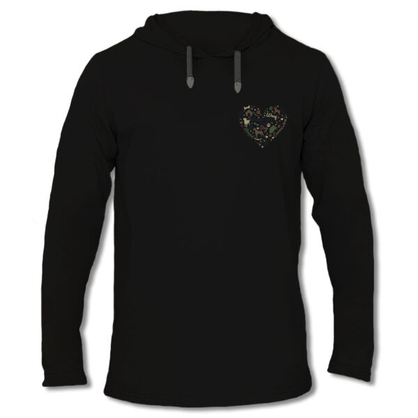 Dog heart Camo-Greens Thumbnail