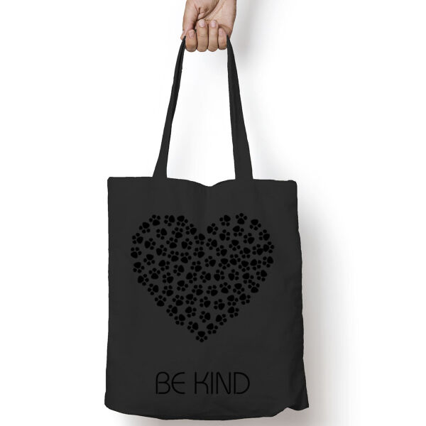 Be Kind Black Paws Heart  Thumbnail