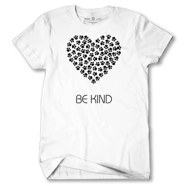 Be Kind Black Paws Heart  Thumbnail