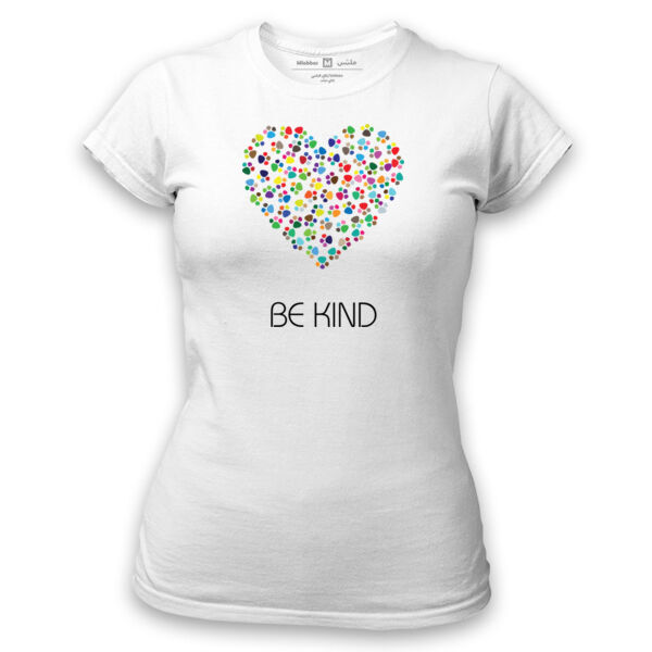Be Kind Colorful Paws Heart  Thumbnail