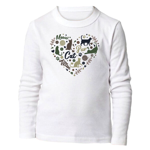 Cats Heart Camo-Greens Thumbnail