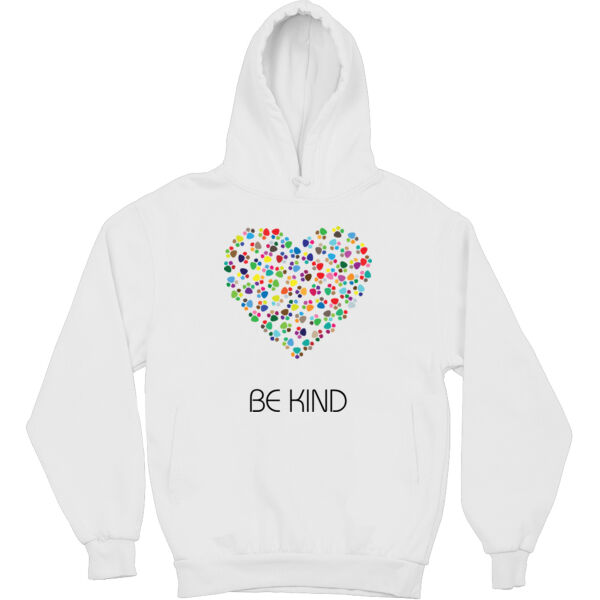 Be Kind Colorful Paws Heart  Thumbnail